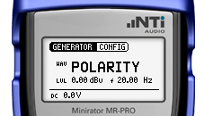 MR-PRO screen Polarity
