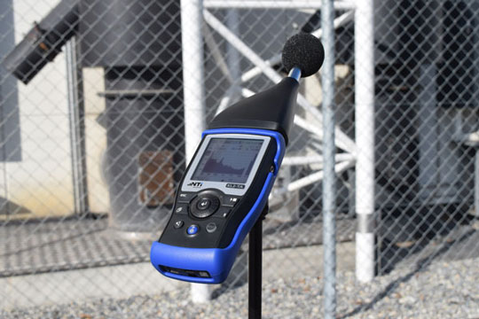 XL2-TA Sound Level Meter with attached microphone