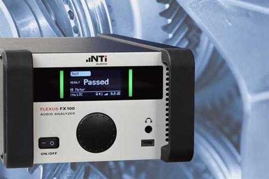 機械音と振動を同時測定