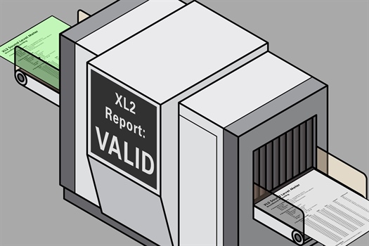 XL2測定データの真正性が判別できます