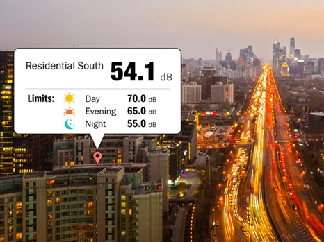 NoiseScout無人騒音監視システム- 時間帯別基準対応