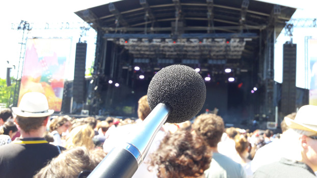 Great atmosphere at the "We Love Green" festival in Paris