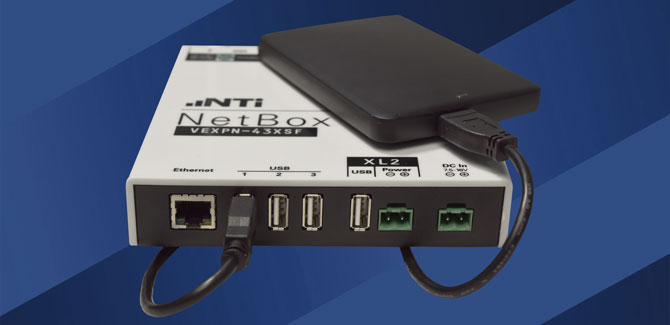 NetBox 휴대용 저장장치를 이용한 측정 데이터 저장