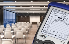 設備向けスピーカーの周波数レスポンスとカバレッジテスト