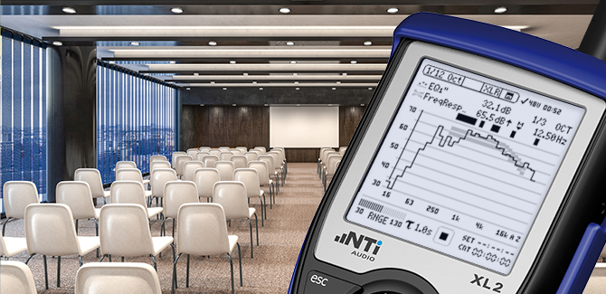 設備向けスピーカーの周波数レスポンスとカバレッジテスト