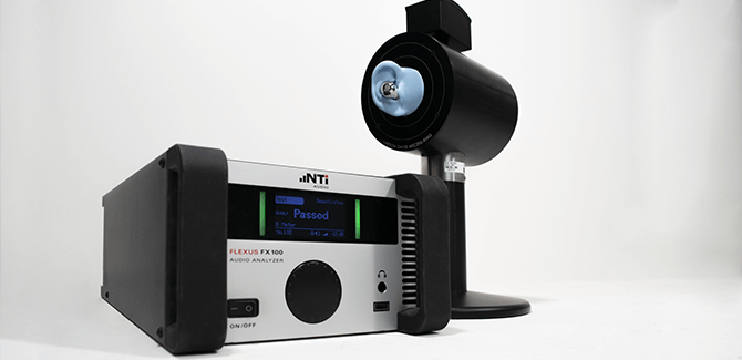 FX100 Audio Analyzer를 사용한 헤드폰 및 이어폰 품질 검사