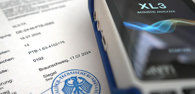 XL3はPTBによって型式承認されています