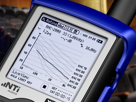 XL2アナライザによるRNC（Room Noise Criterion）測定