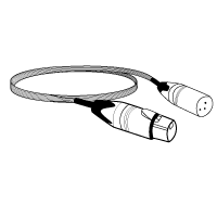 Cable de cinta plana ASD de 1m