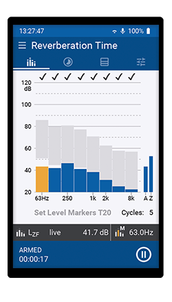 XL3 Screen Reverberation Time