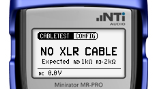 Minirator MR-PRO Cable Test