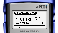 MR-PRO screen Chirp
