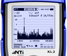 Medidor do nível de pressão sonora XL2