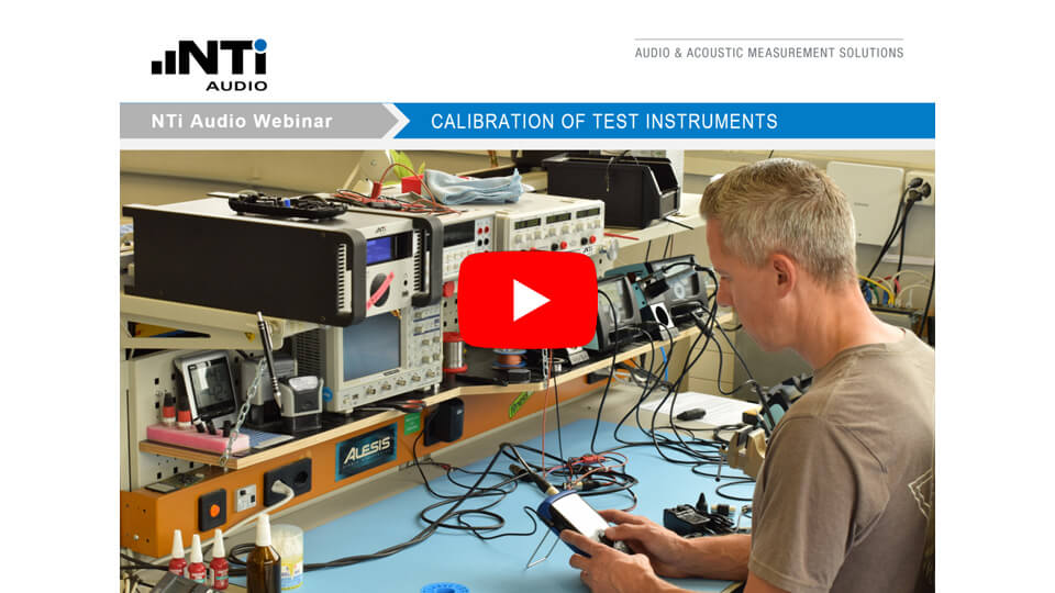 Calibration of test instruments