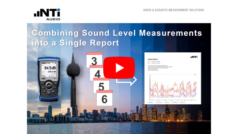 Combining Sound Level Measurements into one single report