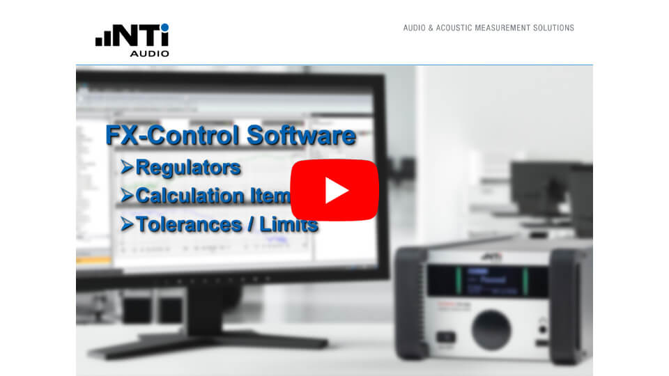 FX-Control Software - Regulators, Calculations and Tolerances
