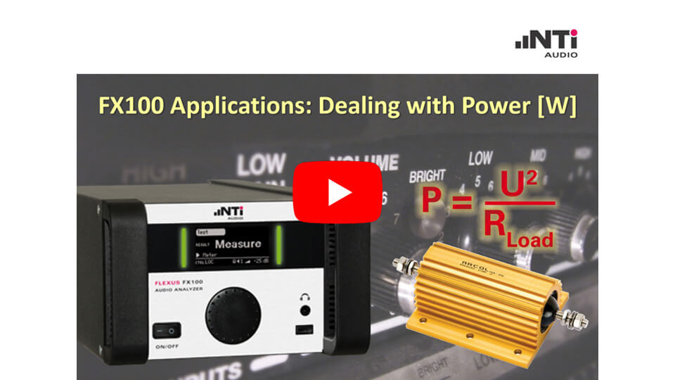 FX100 Applications: Power
