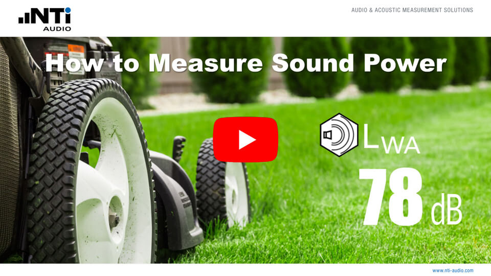 How to measure the Sound Power