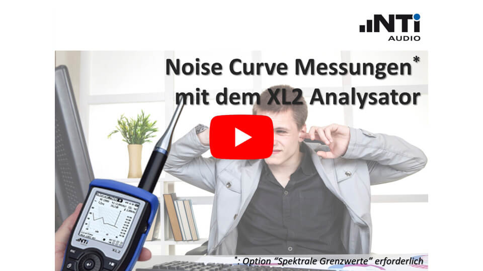 Noise Curve-Messungen mit dem XL2 Audio- und Akustik-Analysator