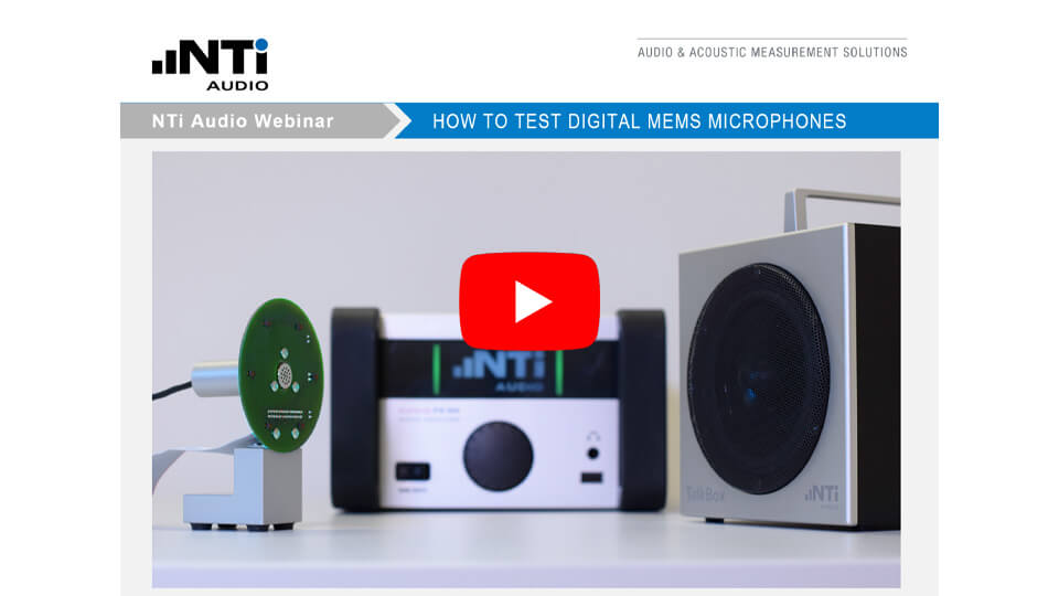 Testing of digital MEMS Microphones
