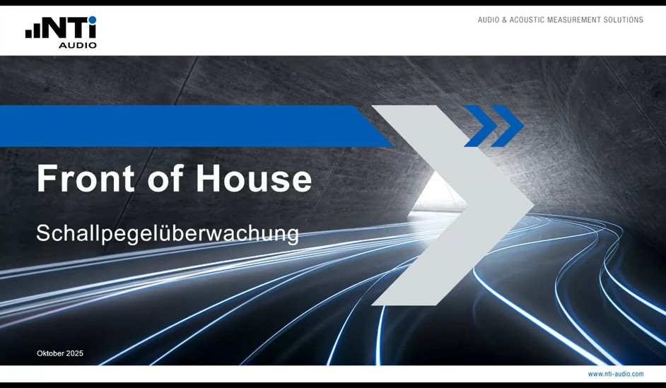 Veranstaltungsüberwachung mit dem XL3 Sound Level Meter