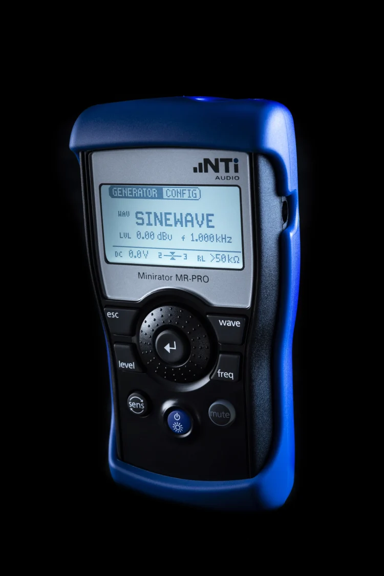 Nti Minirator Sinewave Black Front Left