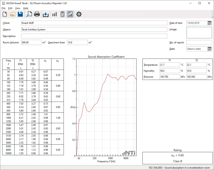 Xl2 Room Acoustics Reporter Iso354 En