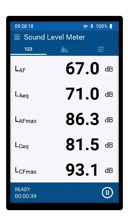 Xl3 Screen Sound Level Meter