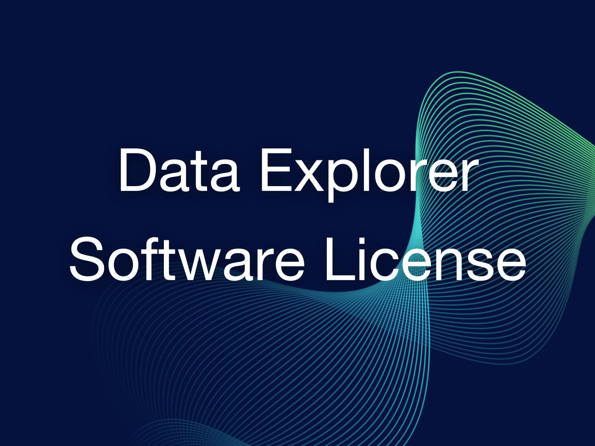 Data Explorer Software License - NTi Audio Solutions for Audio & Acoustics